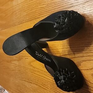 Daniel Green Vintage Satin Slippers. These were worn 1 or 2 times in the house.